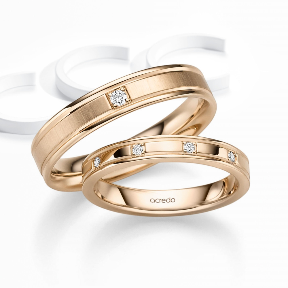 아크레도_종로점 [커플링] 파이브스톤(14K) 아이웨딩 예물
